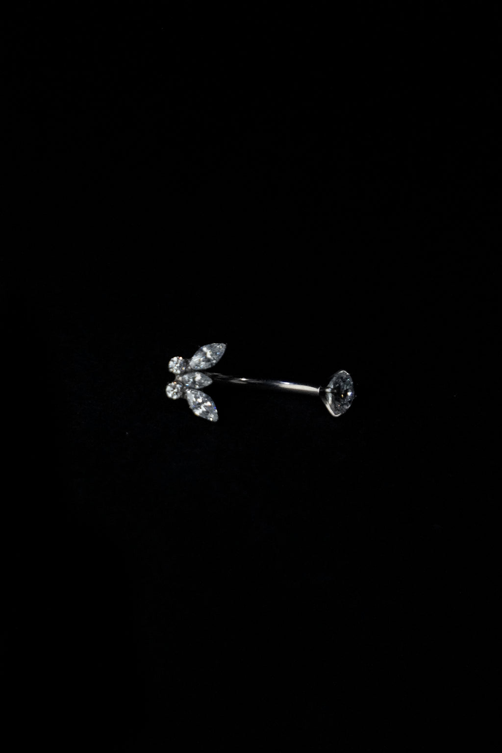 Piercing Ombligo Mariposa Brillante