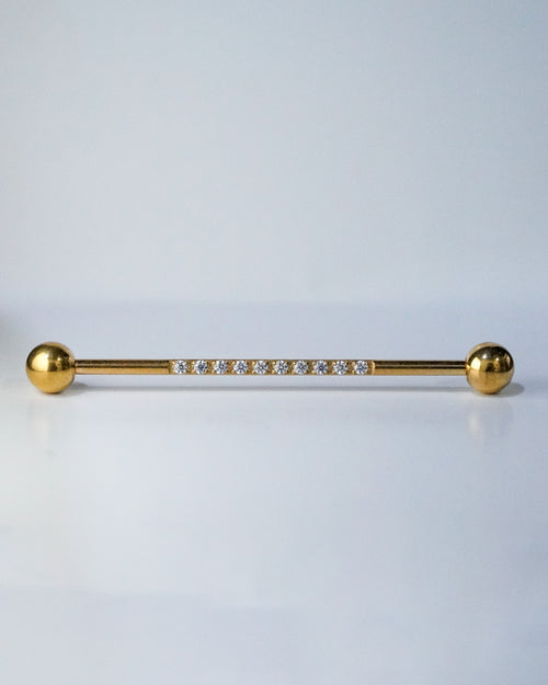 Piercing Industrial Estelar Dorado