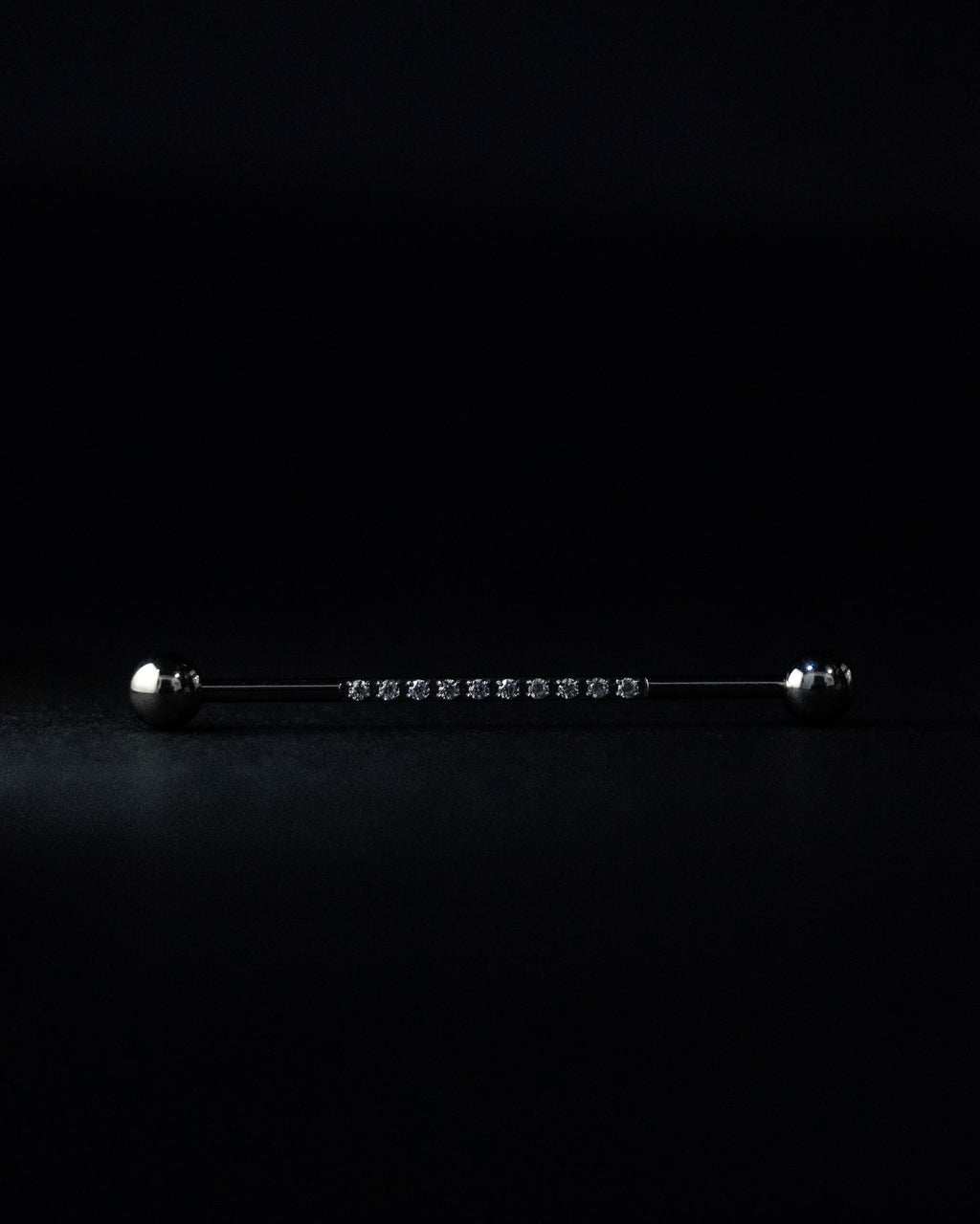 Piercing Industrial Estelar Plateado