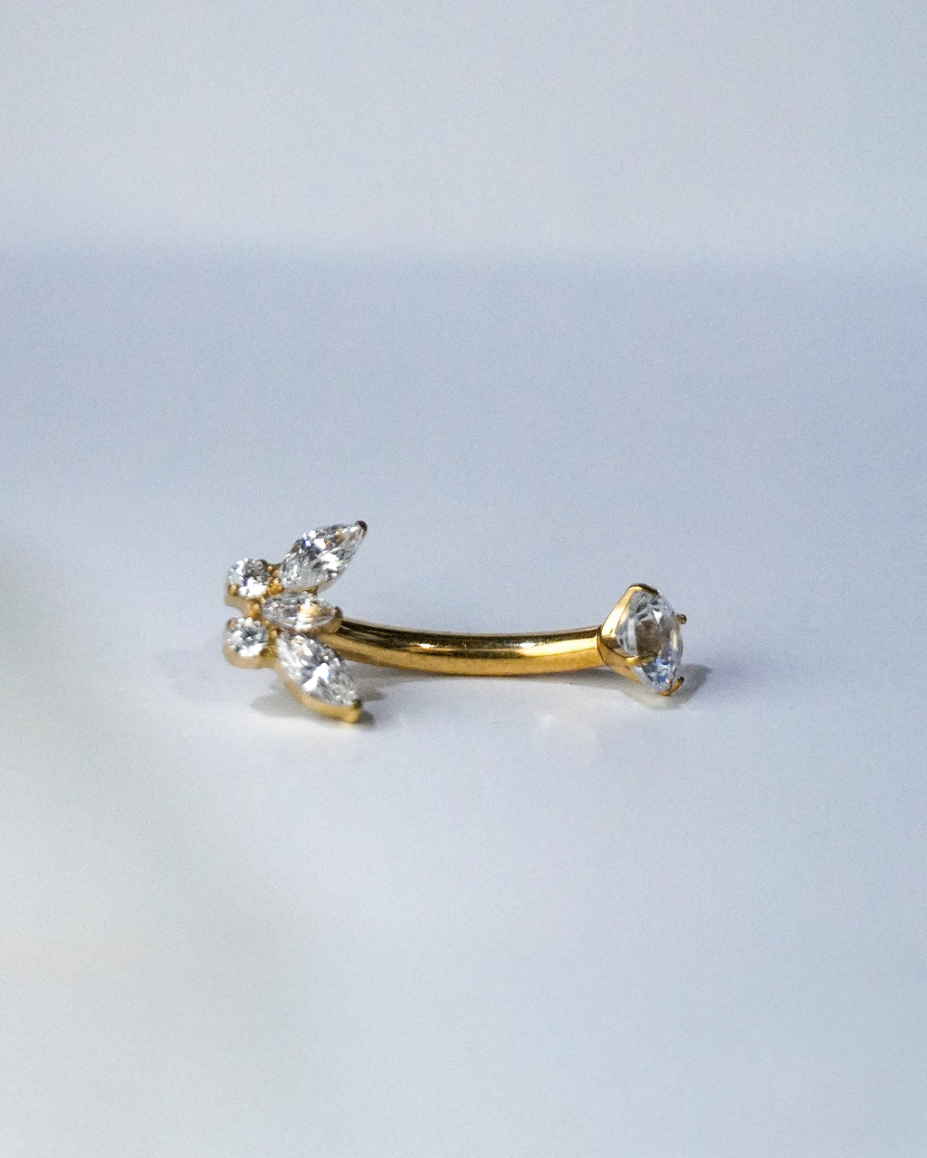 Piercing Ombligo Mariposa Brillante